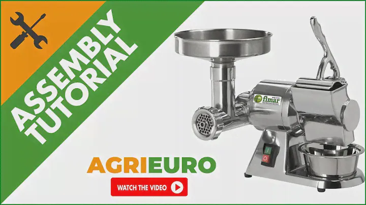 FIMAR TR8D Electric Meat Mincer - with Integrated Grater - Assembly Tutorial