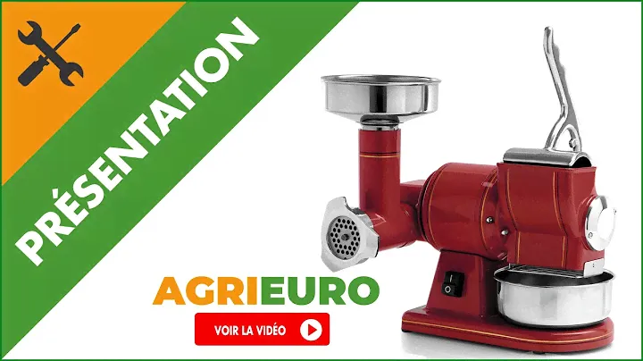 Découvrez le nouveau Hachoir à viande électrique FIMAR TR8D - Râpe intégrée - monophasé - 0.5CV/230V