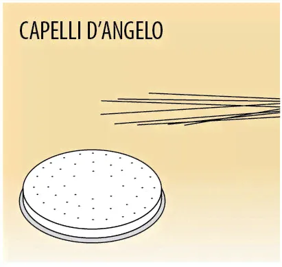 Насадка для машин для пасты Fimar MPF 1, 5 CAPELLI D'ANGELO-0