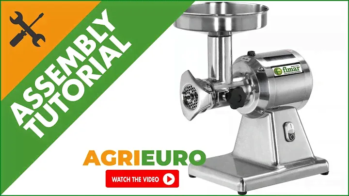 FIMAR TC12S Electric Meat Mincer - Three-phase - Assembly tutorial