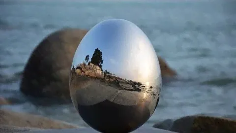 Как создавалось это ЯЙЦО🥚 Производство Арт-объектов из нержавеющей стали.