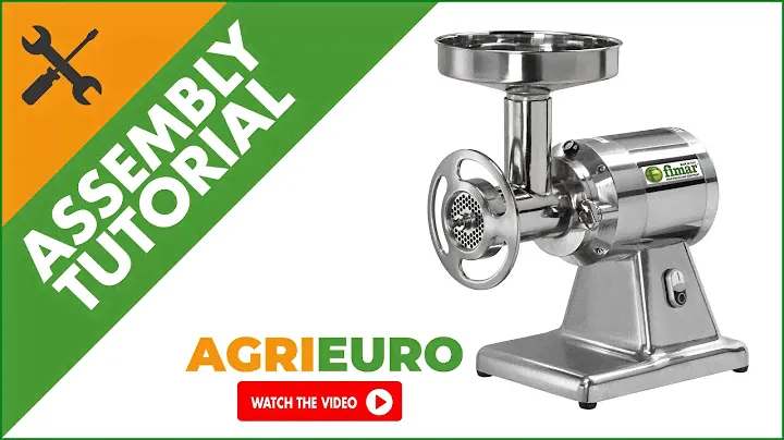 FIMAR TC22TE Electric Meat Mincer - Assembly tutorial