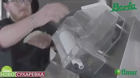 Приготовление теста для пиццы с помощью  ТЕСТОМЕСА FIMAR